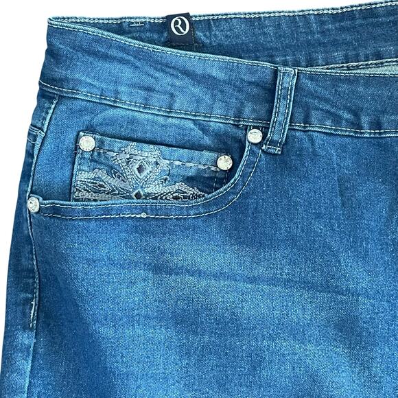 Our Republic for All High Rise Bootcut Jeans Size 22W Embellished Pockets - Picture 4 of 10